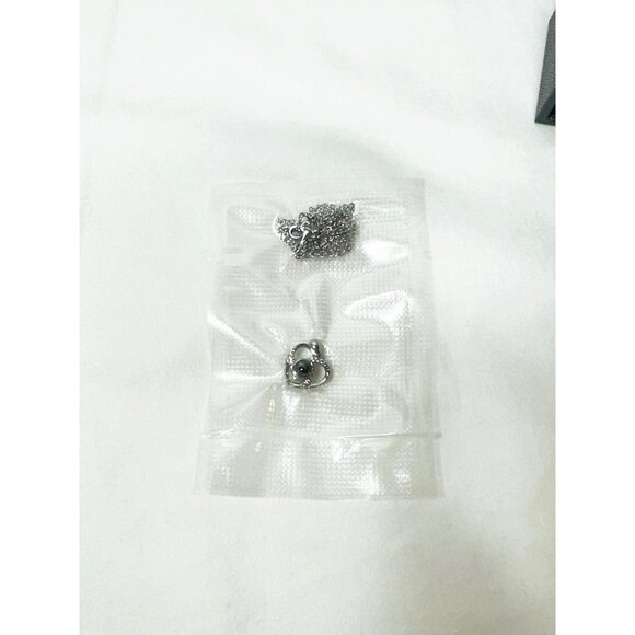 Holiday Romantic Angel Rose Dome Gift Set Blue Rose Necklace Surprise Box - Picture 6 of 6